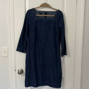 Talbots jean chambray dress size 14